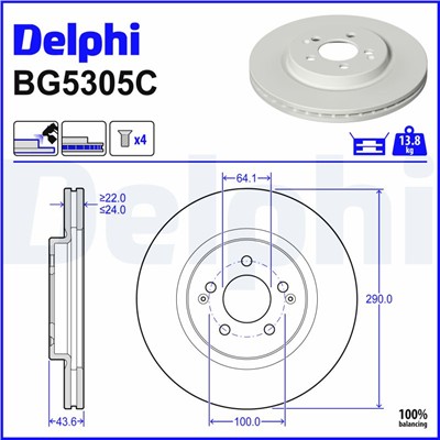 DELPHI BG5305C EAN: 5012759640951.