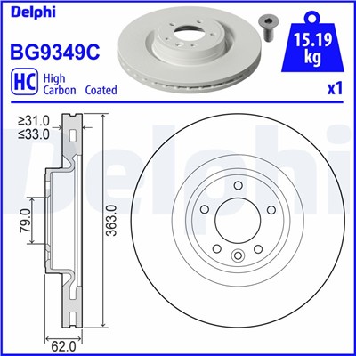 DELPHI BG9349C EAN: 5012759551349.