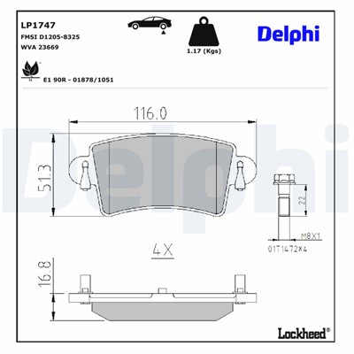 DELPHI LP1747 EAN: 5012759227206.