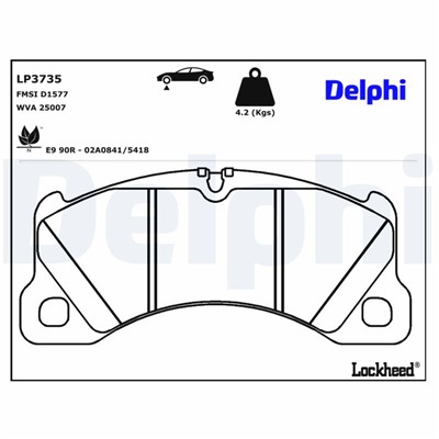 DELPHI LP3735 EAN: 5012759578391.