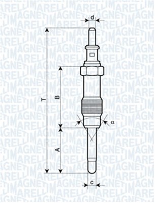 MAGNETI MARELLI 062900046304 Číslo výrobce: UX23A. EAN: 8001063354798.