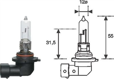MAGNETI MARELLI 002577200000 Číslo výrobce: HB3 12V. EAN: 8001063053035.