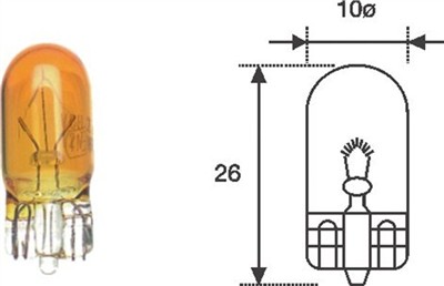 MAGNETI MARELLI 002051800000 Číslo výrobce: WY5W 12V. EAN: 8001063170350.