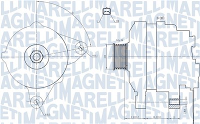 MAGNETI MARELLI 063731665010 Číslo výrobce: MQA1665. EAN: 8050947055030.