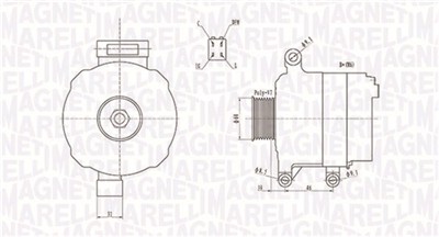 MAGNETI MARELLI 063731728010 Číslo výrobce: MQA1728. EAN: 8001063828244.