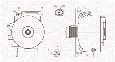 MAGNETI MARELLI 063731764010 Číslo výrobce: MQA1764. EAN: 8001063817002.
