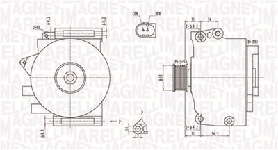 MAGNETI MARELLI 063731859010 Číslo výrobce: MQA1859. EAN: 8001063872636.