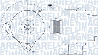 MAGNETI MARELLI 063731887010 Číslo výrobce: MQA1887. EAN: 8050947055207.