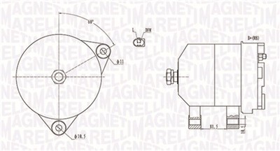 MAGNETI MARELLI 063731915010 Číslo výrobce: MQA1915. EAN: 8001063959108.