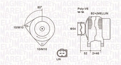 MAGNETI MARELLI 063731970010 Číslo výrobce: MQA1970. EAN: 8001063917290.