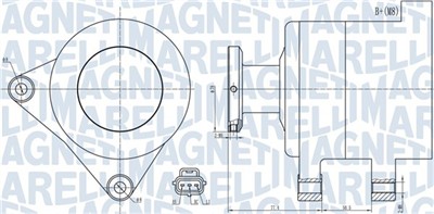 MAGNETI MARELLI 063731999010 Číslo výrobce: MQA1999. EAN: 8050947027396.