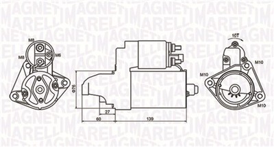 MAGNETI MARELLI 063721050010 Číslo výrobce: MQS1050. EAN: 8001063692180.