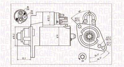 MAGNETI MARELLI 063721293010 Číslo výrobce: MQS1293. EAN: 8001063892184.