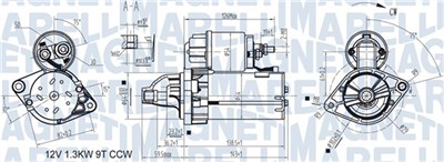 MAGNETI MARELLI 063721346010 Číslo výrobce: MQS1346. EAN: 8050947027433.