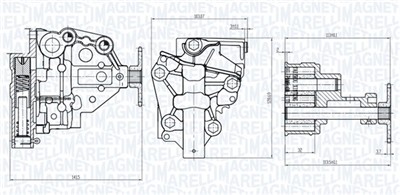MAGNETI MARELLI 351516000020 Číslo výrobce: OP0020. EAN: 8050947158540.