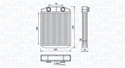 MAGNETI MARELLI 350218516000 Číslo výrobce: BR516. EAN: 8050947090130.