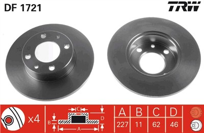 TRW DF1721 EAN: 3322936172109.