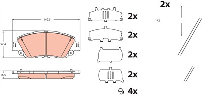 TRW GDB2488 EAN: 3322938557577.