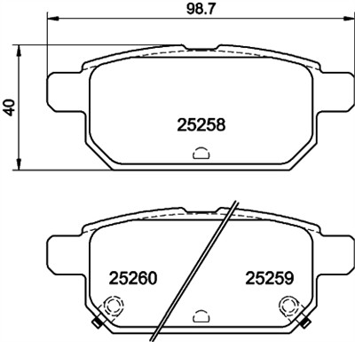 HELLA 8DB 355 015-871 Číslo výrobce: 25258. EAN: 4082300360189.