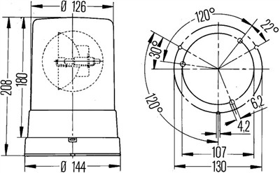 HELLA 2RL 006 295-111 Číslo výrobce: E4 6506. EAN: 4082300045468.