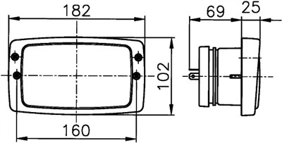 HELLA 1AB 006 213-001 Číslo výrobce: E1 44439. EAN: 4082300043372.