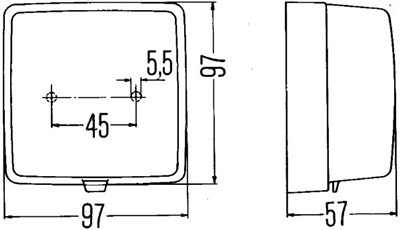 HELLA 2NE 003 315-011 Číslo výrobce: E1 8486. EAN: 4082300050660.
