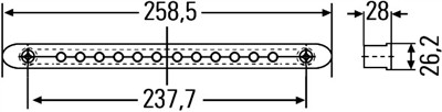 HELLA 2DA 959 071-037 Číslo výrobce: E4 7547. EAN: 4082300229066.