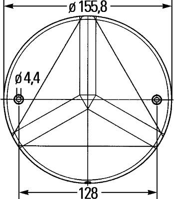 HELLA 8RA 343 220-017 Číslo výrobce: E4 3191. EAN: 4082300228403.