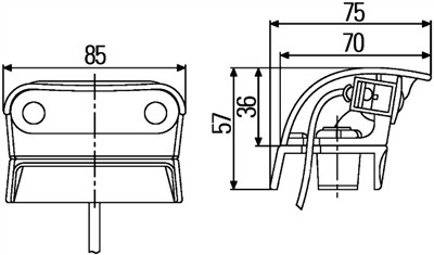 HELLA 2KA 959 640-607 Číslo výrobce: E4 2906. EAN: 4082300229332.
