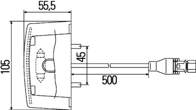 HELLA 2KA 340 828-001 Číslo výrobce: E1 00597. EAN: 4082300209242.
