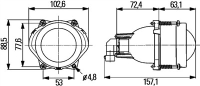 HELLA 1BL 998 570-001 Číslo výrobce: E4 10894. EAN: 9002920127127.