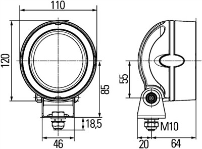 HELLA 1GM 996 136-311 Číslo výrobce: Mega Beam LED. EAN: 9002920147392.