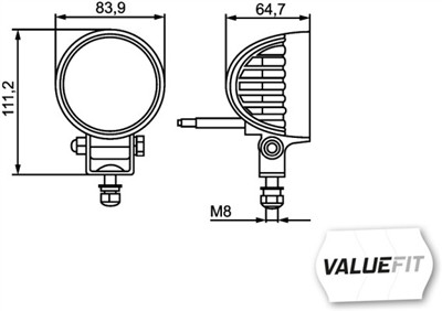 HELLA 1G0 357 000-001 Číslo výrobce: E9 6400. EAN: 9002920154697.