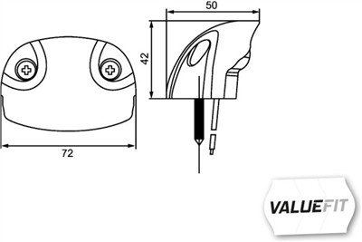 HELLA 2KA 357 013-001 Číslo výrobce: E9 1248. EAN: 4082300553338.