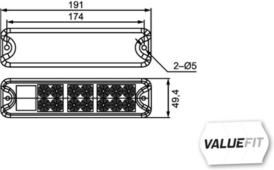 HELLA 2VA 357 021-001 Číslo výrobce: E9 6847. EAN: 4082300553482.