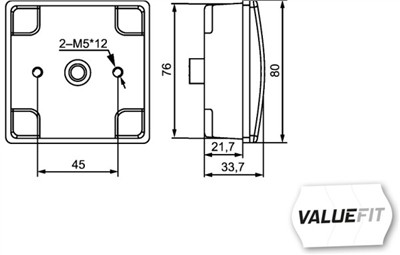 HELLA 2SB 357 029-111 Číslo výrobce: E4 8595. EAN: 4082300553833.