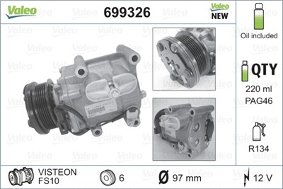 VALEO 699326 Číslo výrobce: TRV10. EAN: 3276426993265.