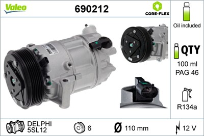 VALEO 690212 EAN: 3276426902120.