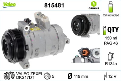 VALEO 815481 EAN: 3276428154817.
