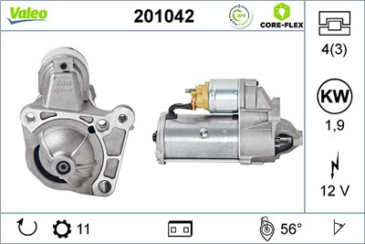 VALEO 201042 EAN: 3276422010423.