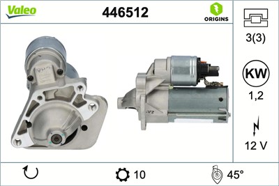 VALEO 446512 EAN: 3276424465122.