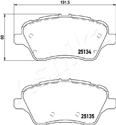 ASHIKA 50-00-0301 EAN: 8052553292298.