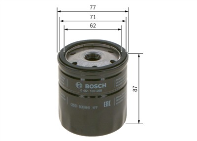 BOSCH 0 451 103 298 Číslo výrobce: P 3298. EAN: 3165141222524.