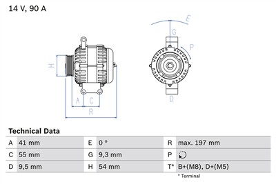 BOSCH 0 986 048 771 Číslo výrobce: 4877. EAN: 4047024611894.