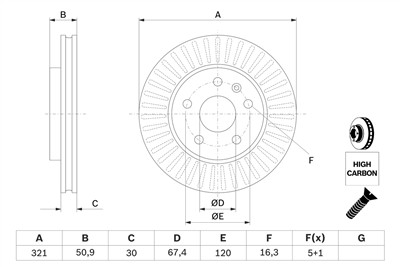 BOSCH 0 986 479 544 Číslo výrobce: BD1389. EAN: 4047024615311.