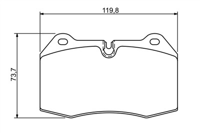 BOSCH 0 986 494 282 Číslo výrobce: BP1194. EAN: 4047024682320.