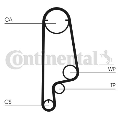 CONTITECH CT799 Číslo výrobce: CT 799. EAN: 4010858021368.