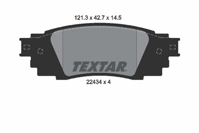 TEXTAR 2243401 Číslo výrobce: 22434. EAN: 4019722484124.