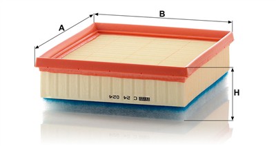 MANN-FILTER C 24 024 EAN: 4011558028183.