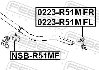 FEBEST 0223-R51MFR EAN: 4056111031705.
